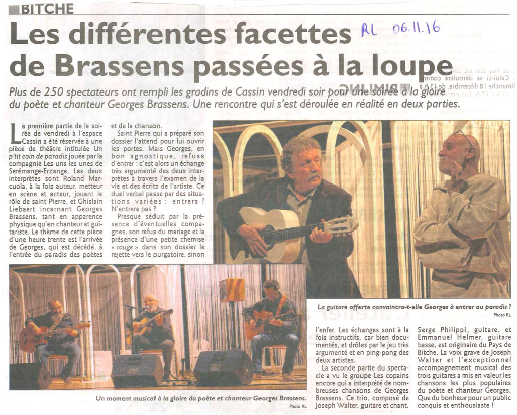 rencontres georges brassens